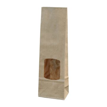 Blokbodemzakjes 100 gram Kraftpapier