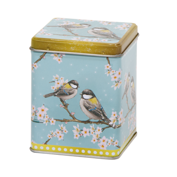 Bewaarbusje Vogels vierkant 75x75