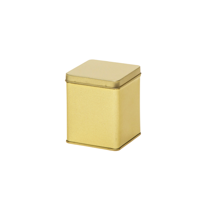 Bewaarbusje Goud vierkant 75x75 main product photo