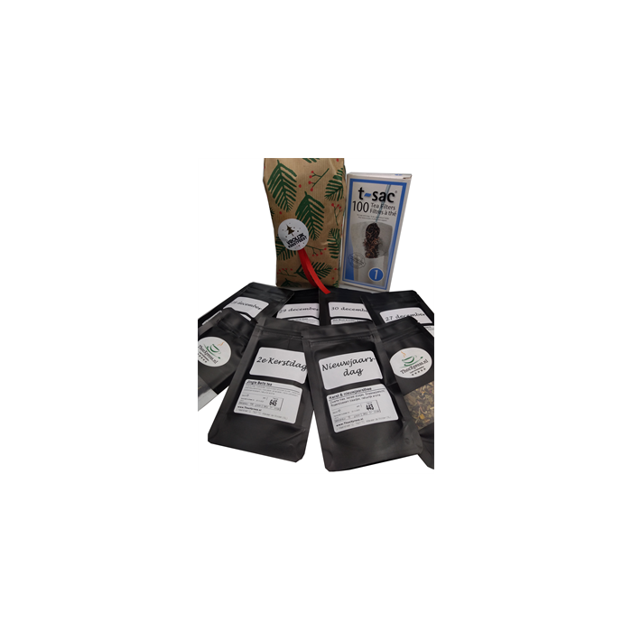 Kerst - oud & nieuw 8 dagen thee pakket main product photo