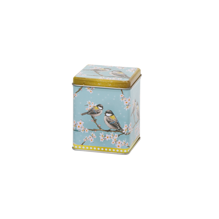 Bewaarbusje Vogels vierkant 75x75 main product photo