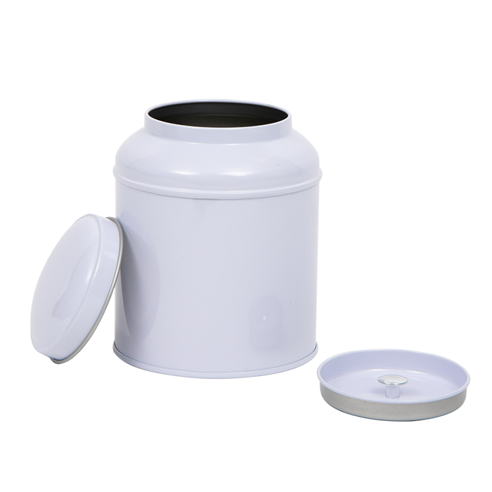 Bewaarbusje Wit met dubbel binnendeksel main product photo